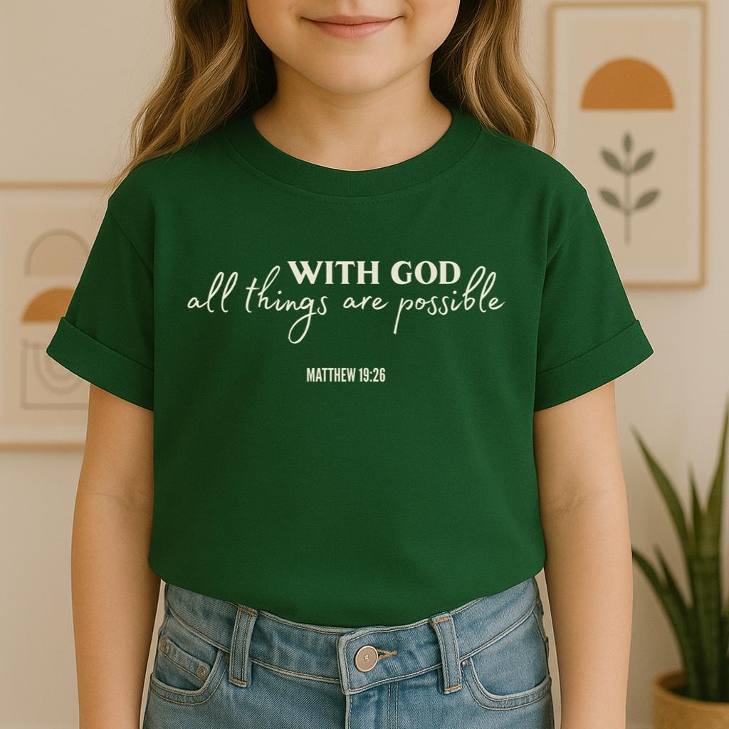 With God All Things Are Possible Matthew 19.26 01