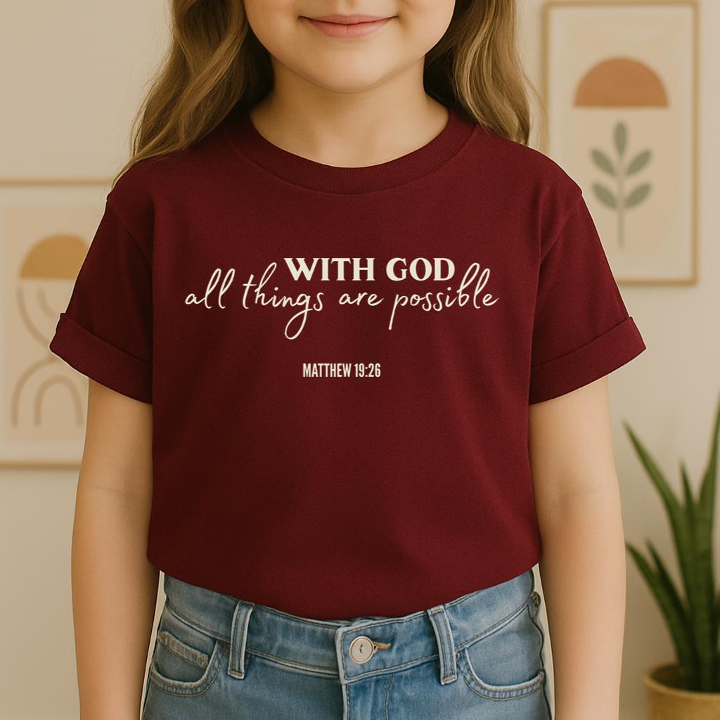 With God All Things Are Possible Matthew 19.26 01