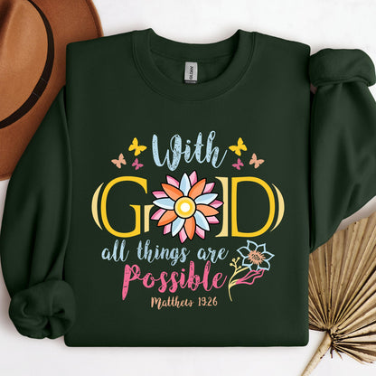 With God All Things Are Possible Matthew 19.26
