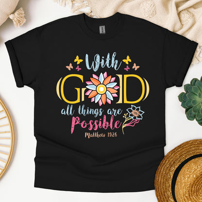 With God All Things Are Possible Matthew 19.26
