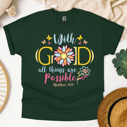 With God All Things Are Possible Matthew 19.26
