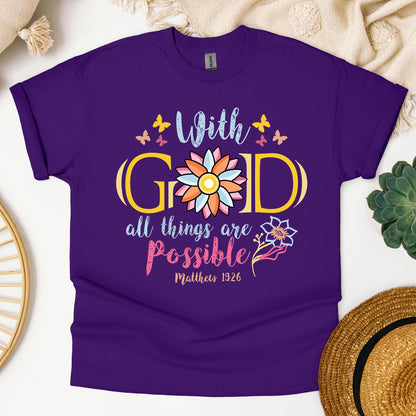 With God All Things Are Possible Matthew 19.26