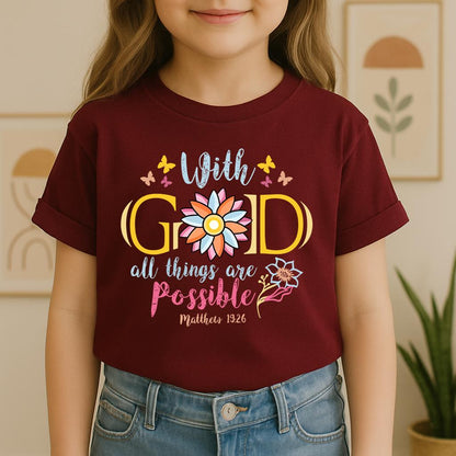 With God All Things Are Possible Matthew 19.26