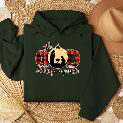 With God All Things Are Possible Nativity