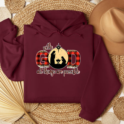 With God All Things Are Possible Nativity