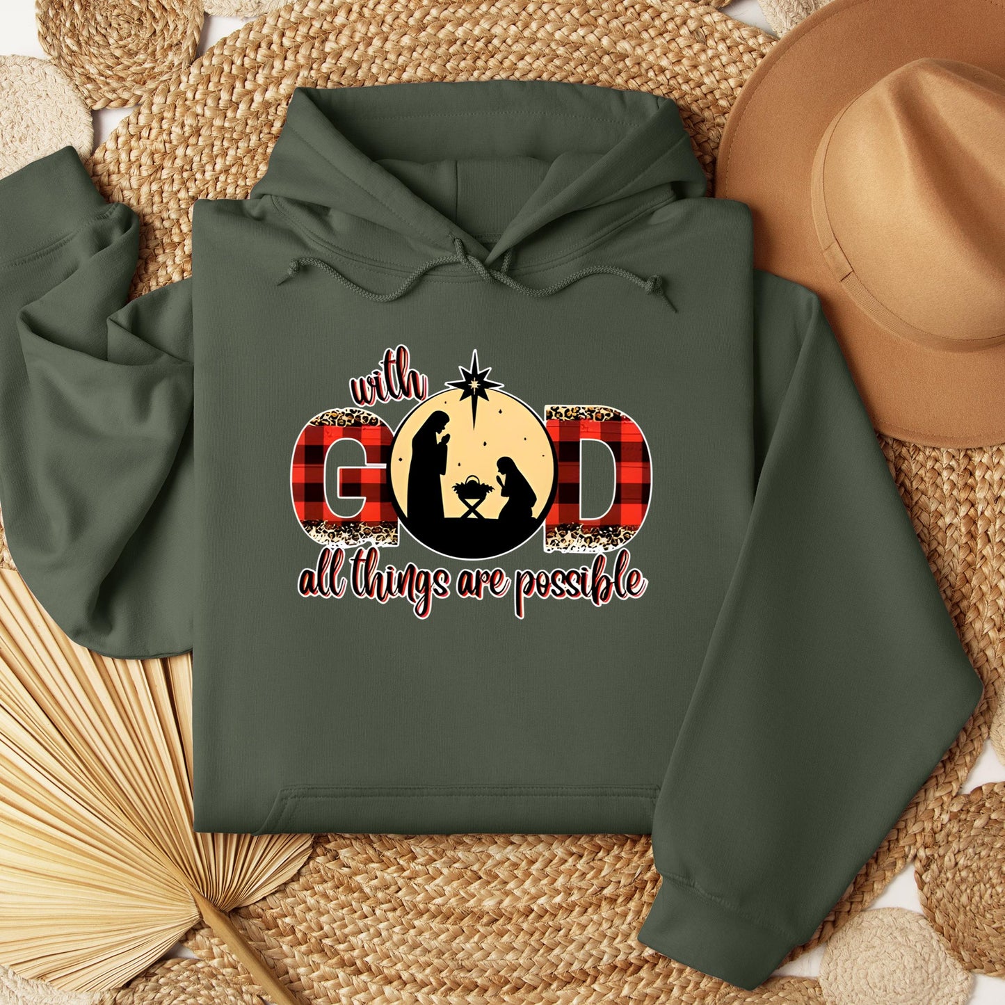 With God All Things Are Possible Nativity