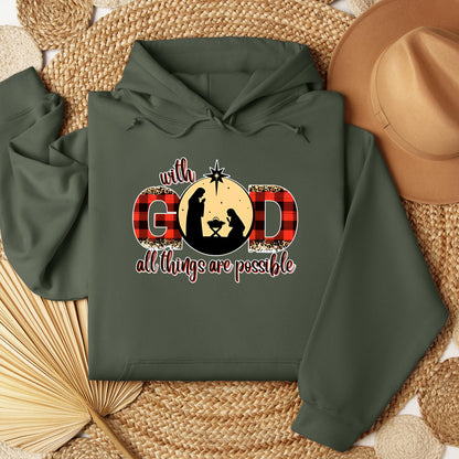 With God All Things Are Possible Nativity