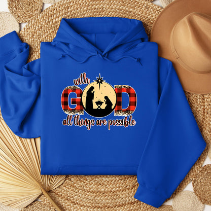 With God All Things Are Possible Nativity