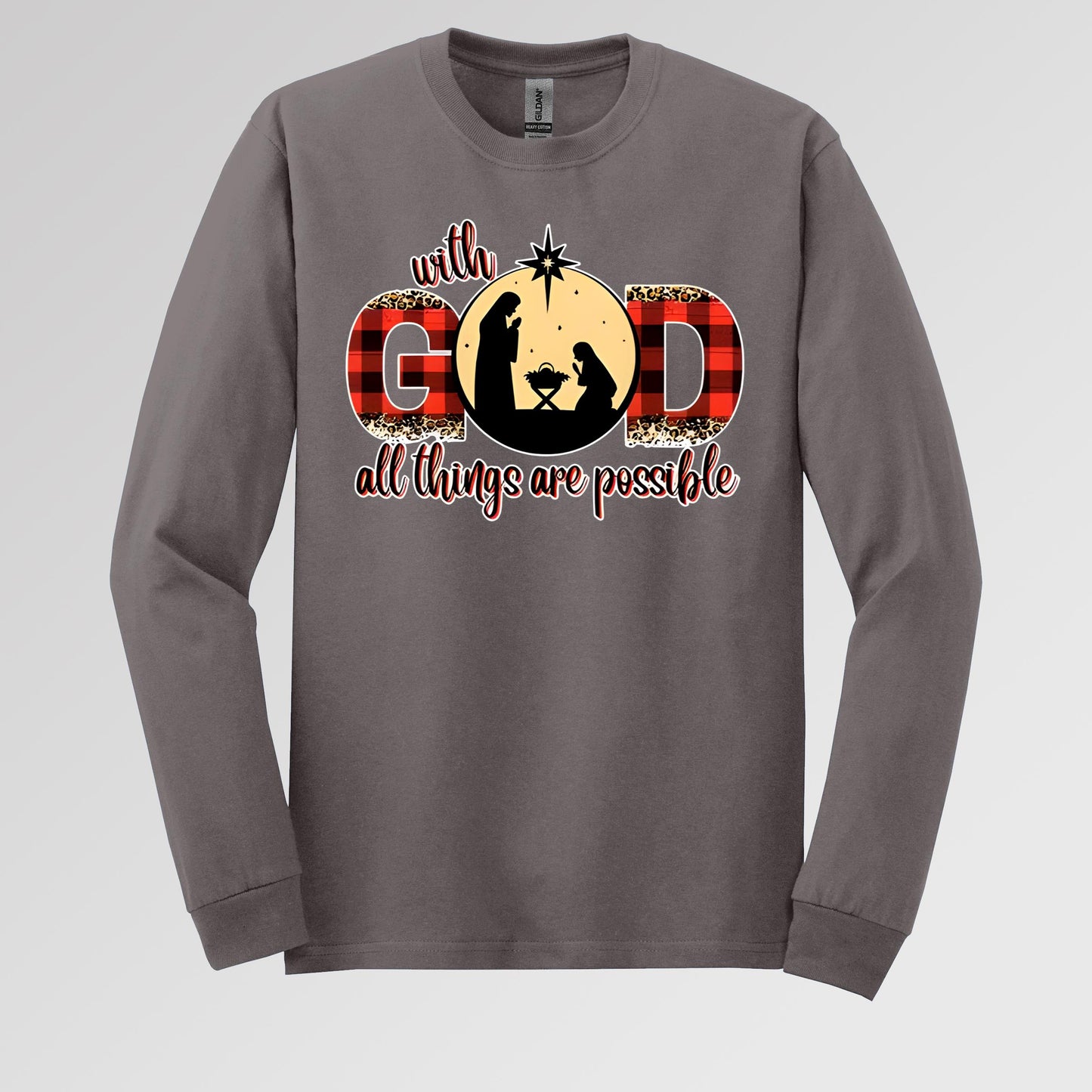 With God All Things Are Possible Nativity