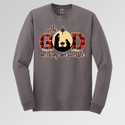 With God All Things Are Possible Nativity