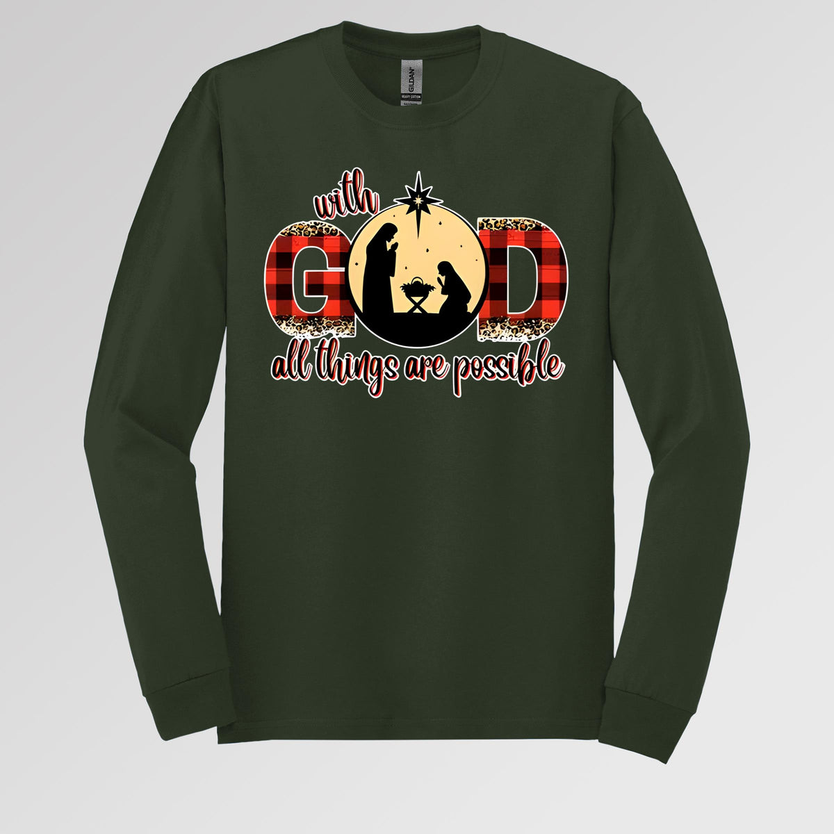 With God All Things Are Possible Nativity