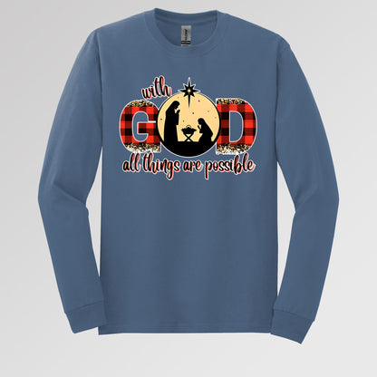 With God All Things Are Possible Nativity