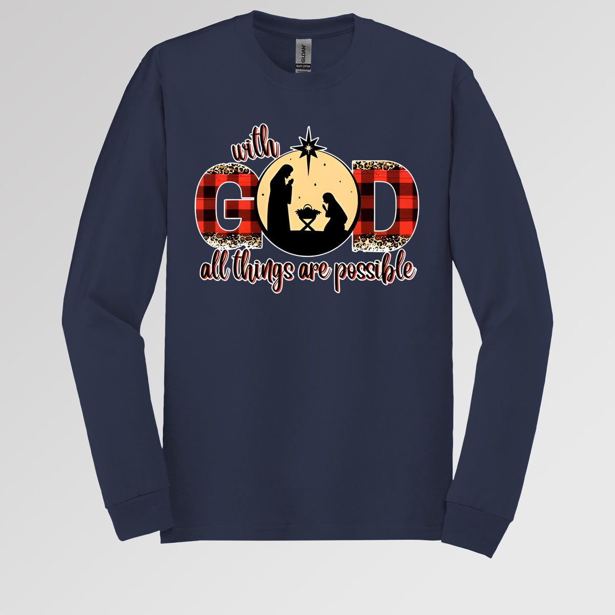 With God All Things Are Possible Nativity
