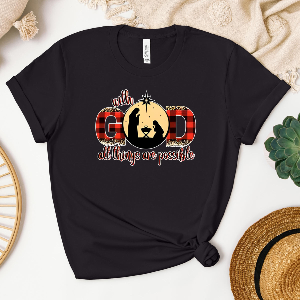 With God All Things Are Possible Nativity