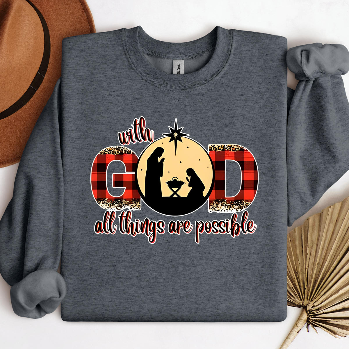 With God All Things Are Possible Nativity