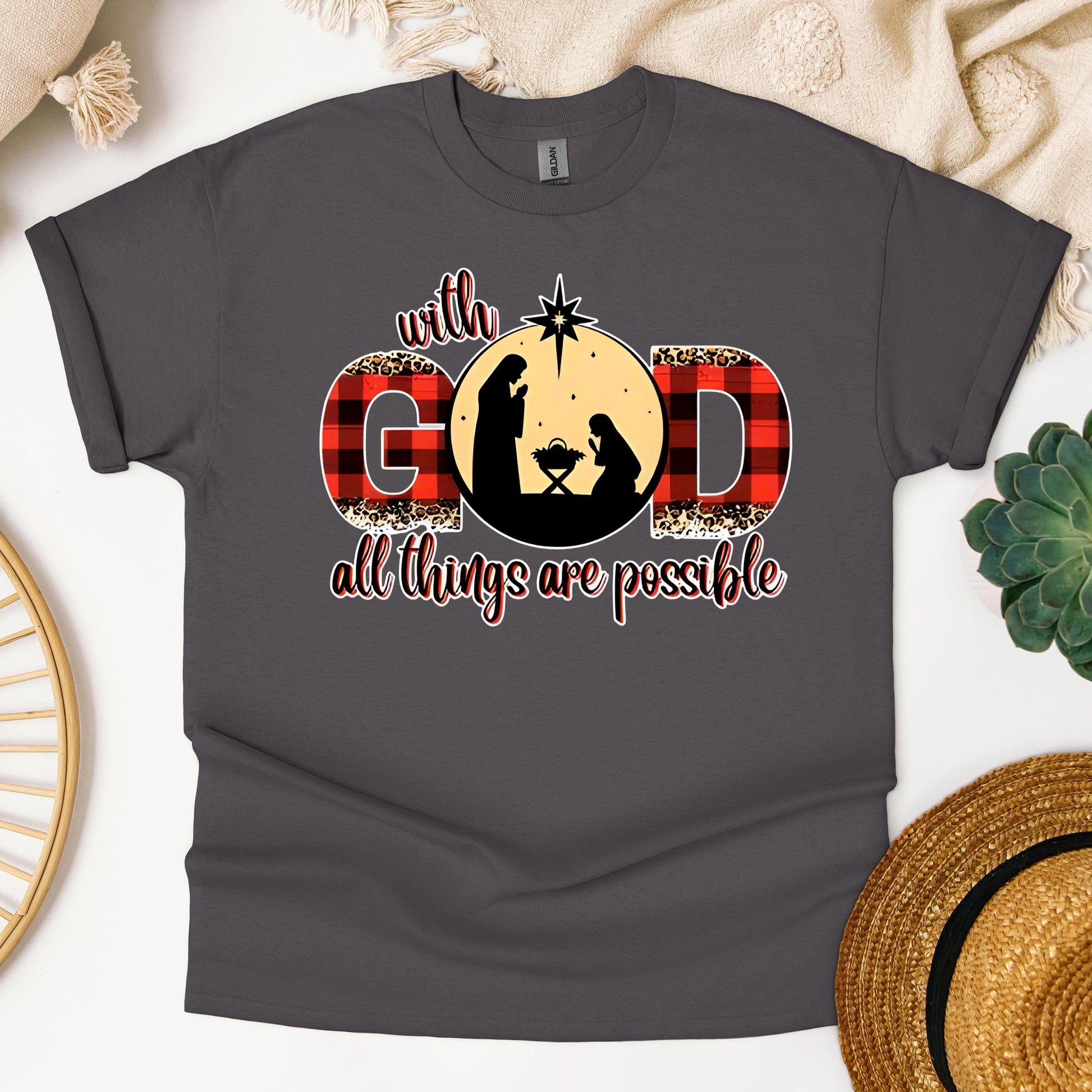 With God All Things Are Possible Nativity