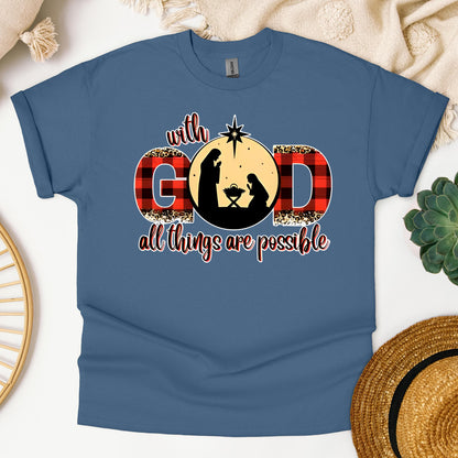 With God All Things Are Possible Nativity