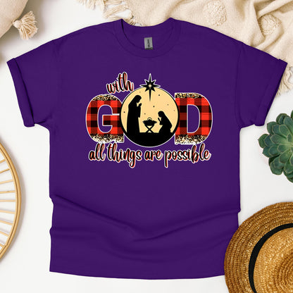 With God All Things Are Possible Nativity