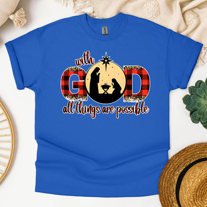 With God All Things Are Possible Nativity