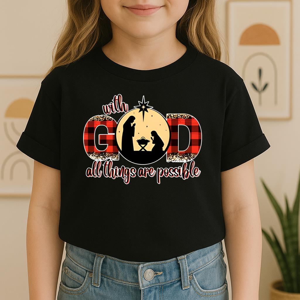 With God All Things Are Possible Nativity