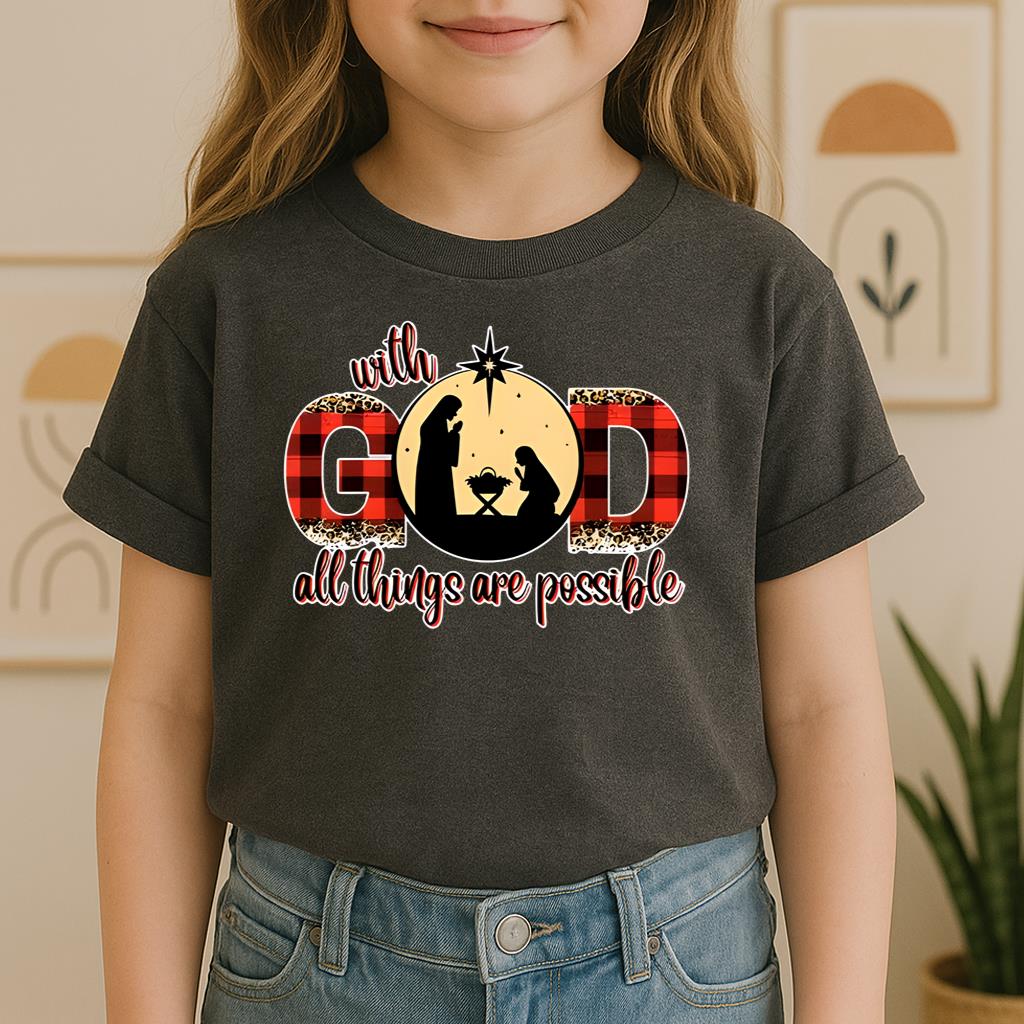 With God All Things Are Possible Nativity
