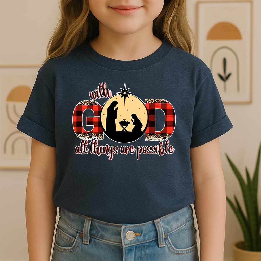 With God All Things Are Possible Nativity
