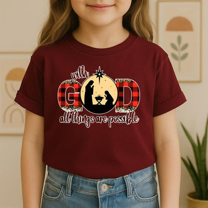 With God All Things Are Possible Nativity