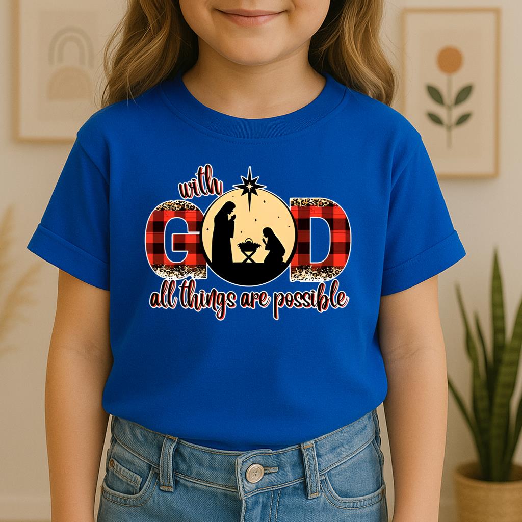 With God All Things Are Possible Nativity