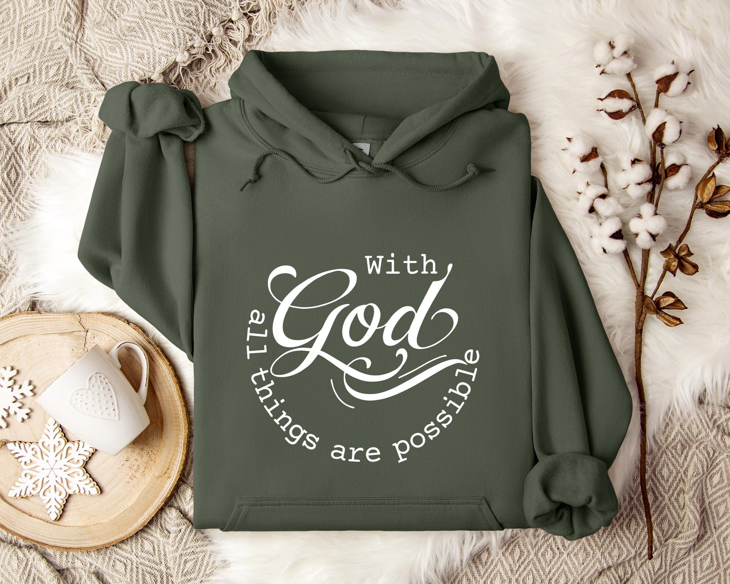 With God All Things Are Possible Hoodie