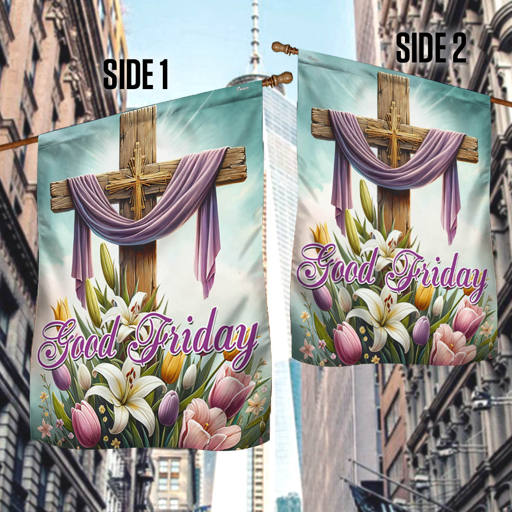 FLAGWIX  Easter Christian Cross Good Friday Flag
