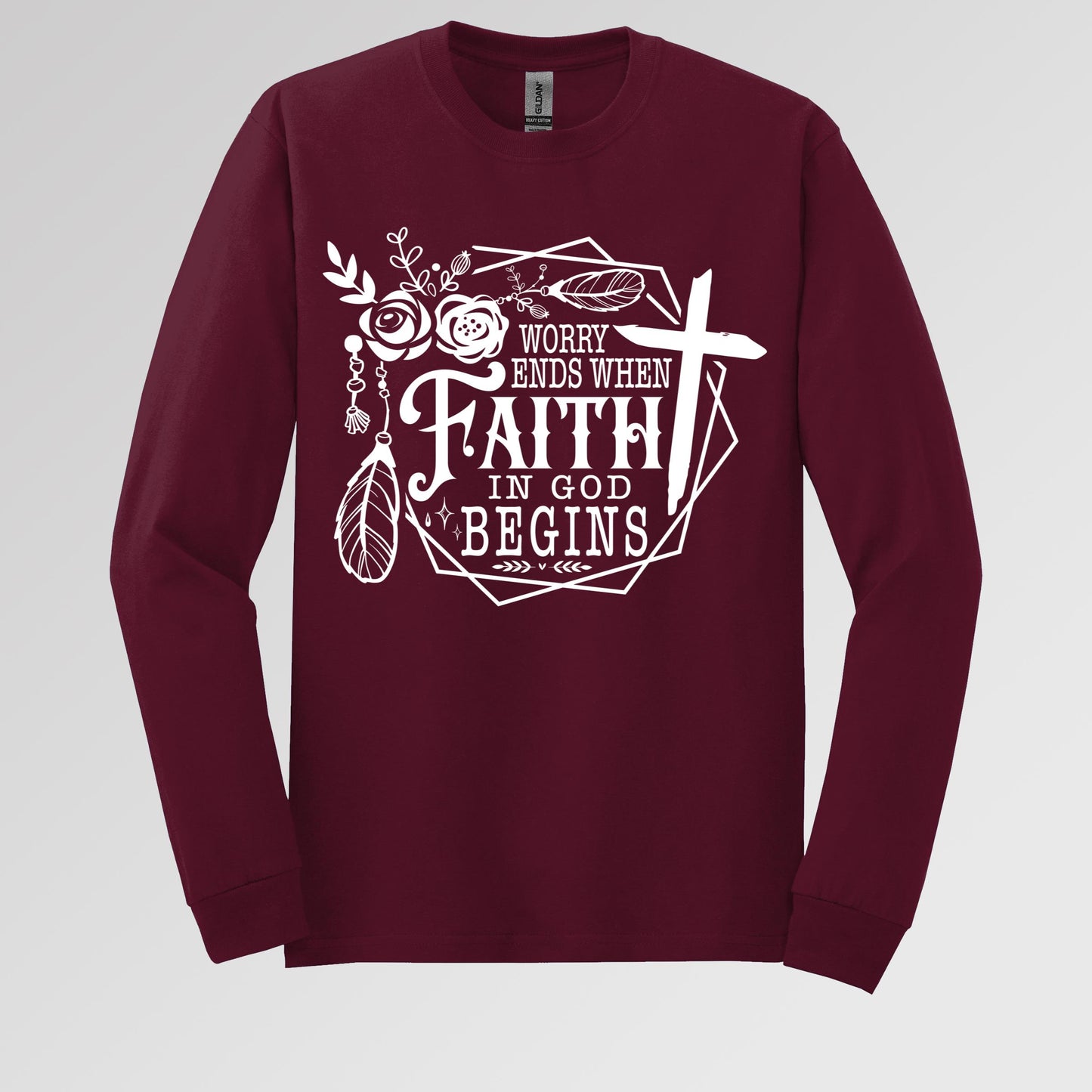 Worry Ends When Faith In God Begins 01