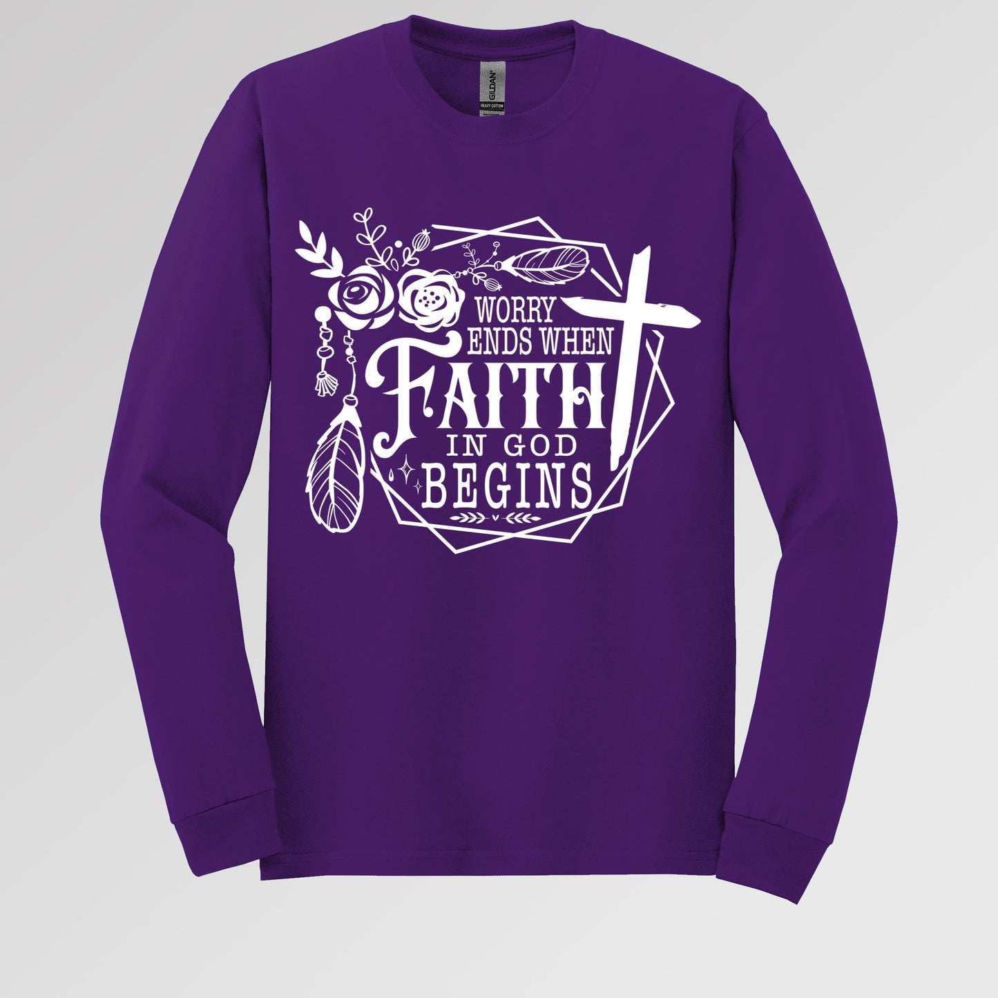 Worry Ends When Faith In God Begins 01