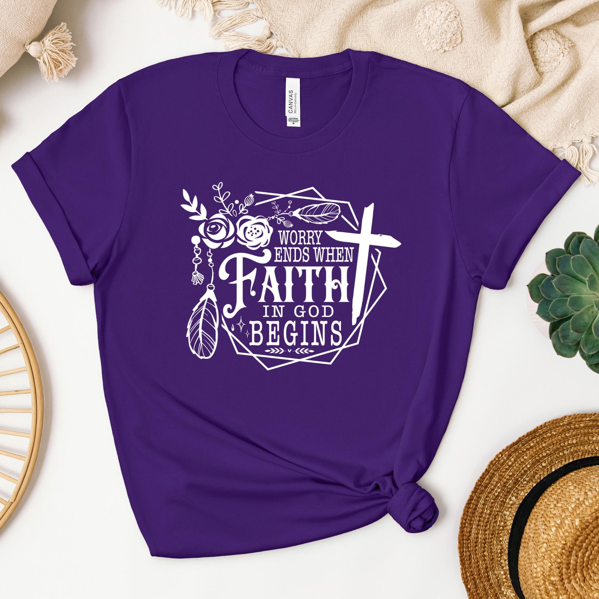 Worry Ends When Faith In God Begins 01