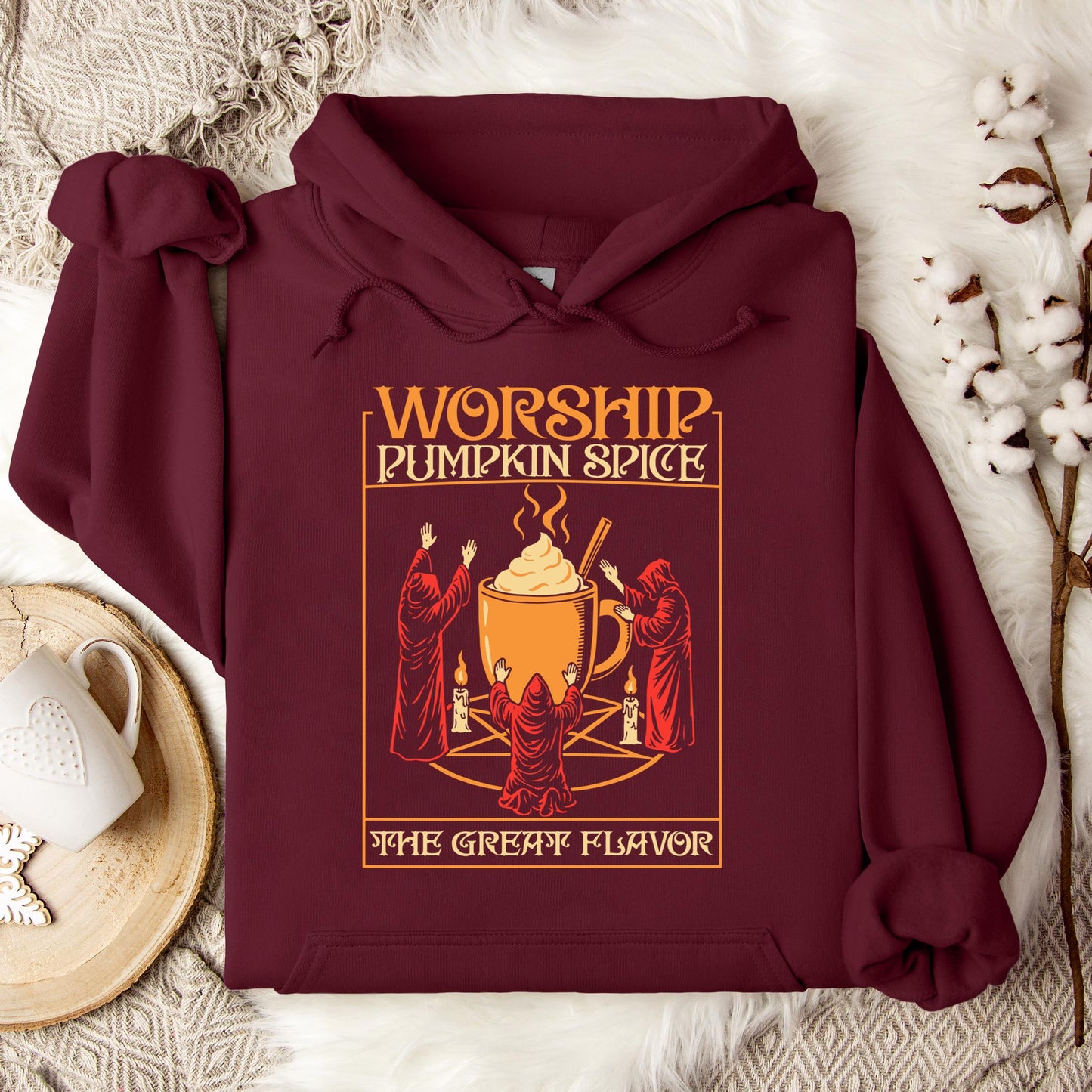 Worship Pumpkin Spice The Great Flavor Hoodie