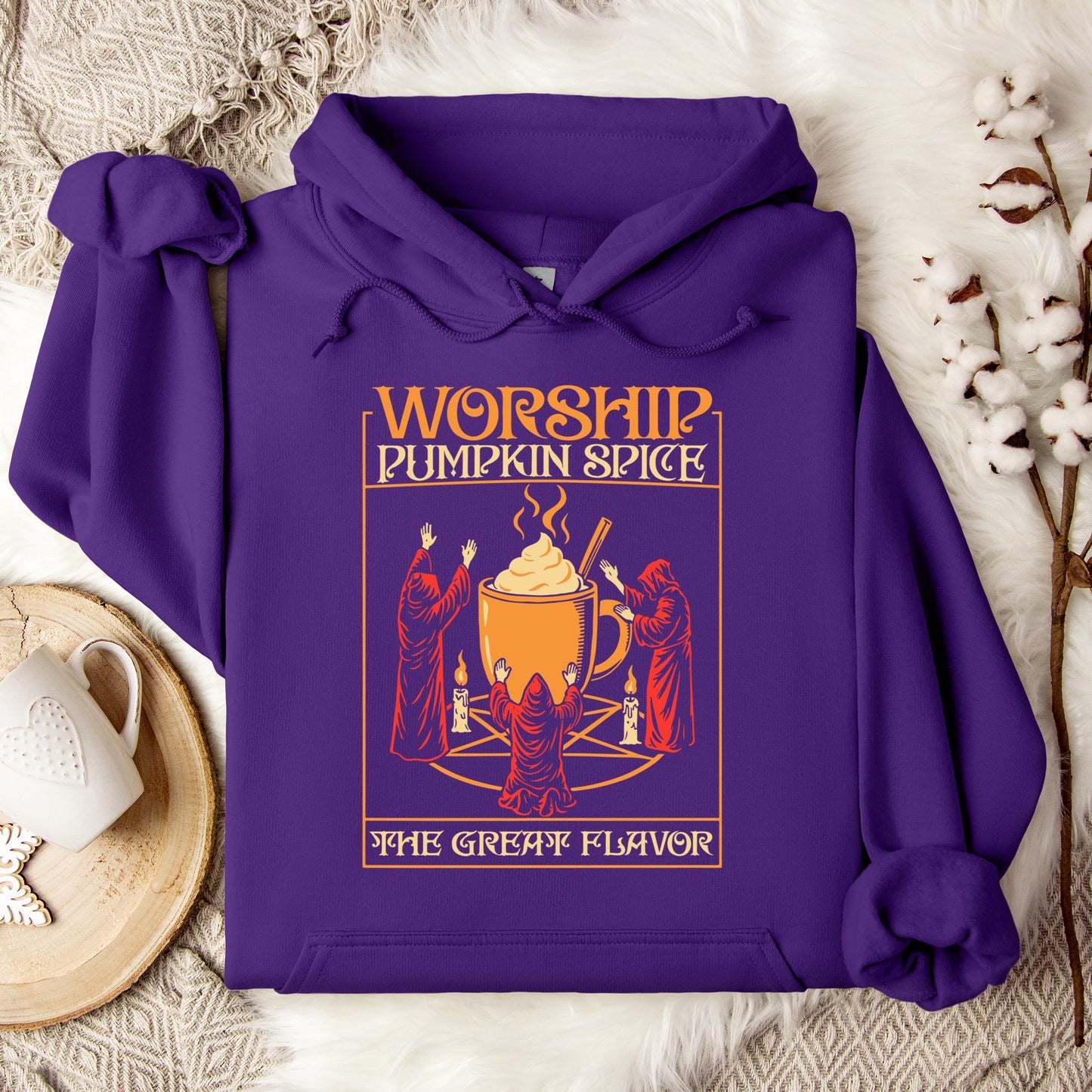 Worship Pumpkin Spice The Great Flavor Hoodie