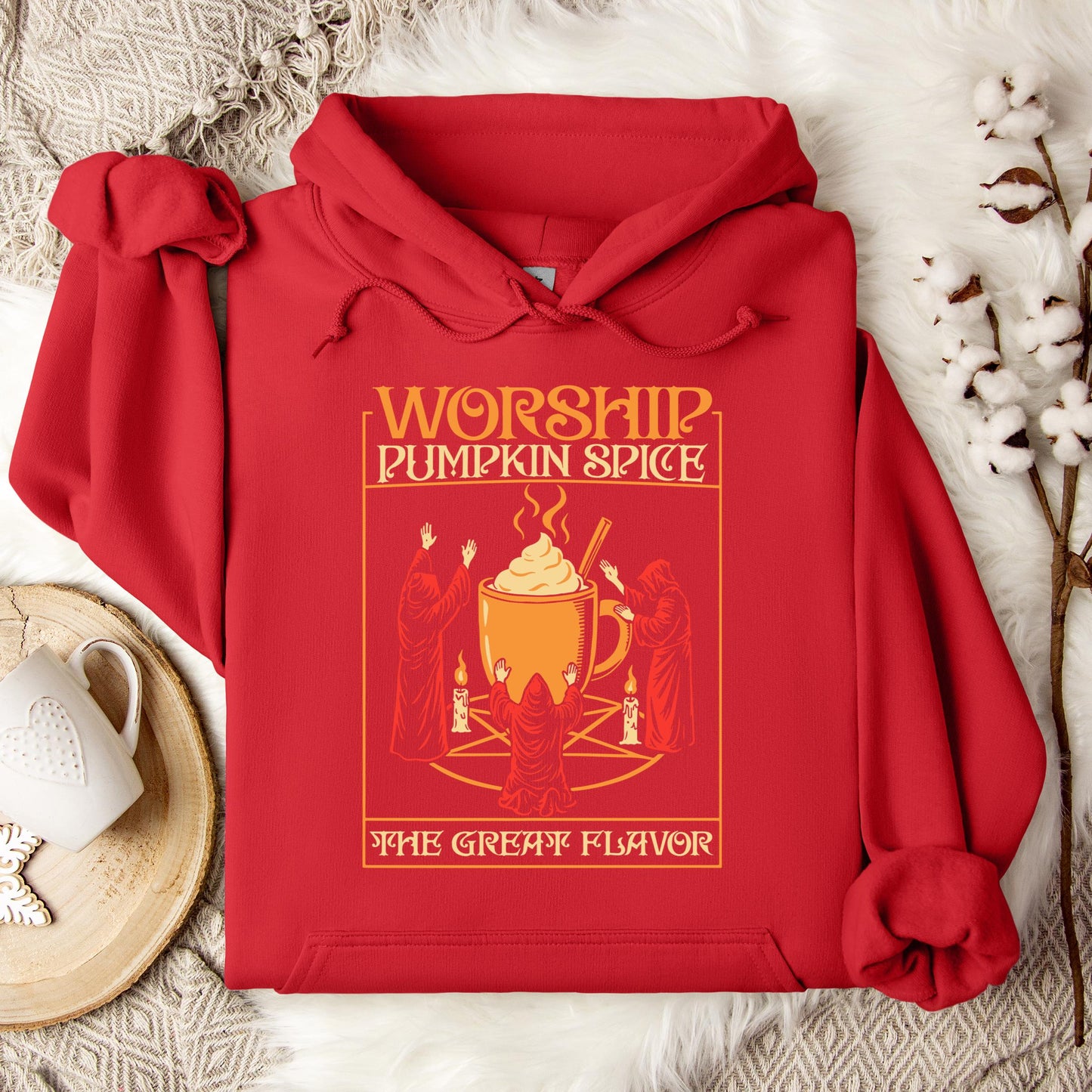 Worship Pumpkin Spice The Great Flavor Hoodie