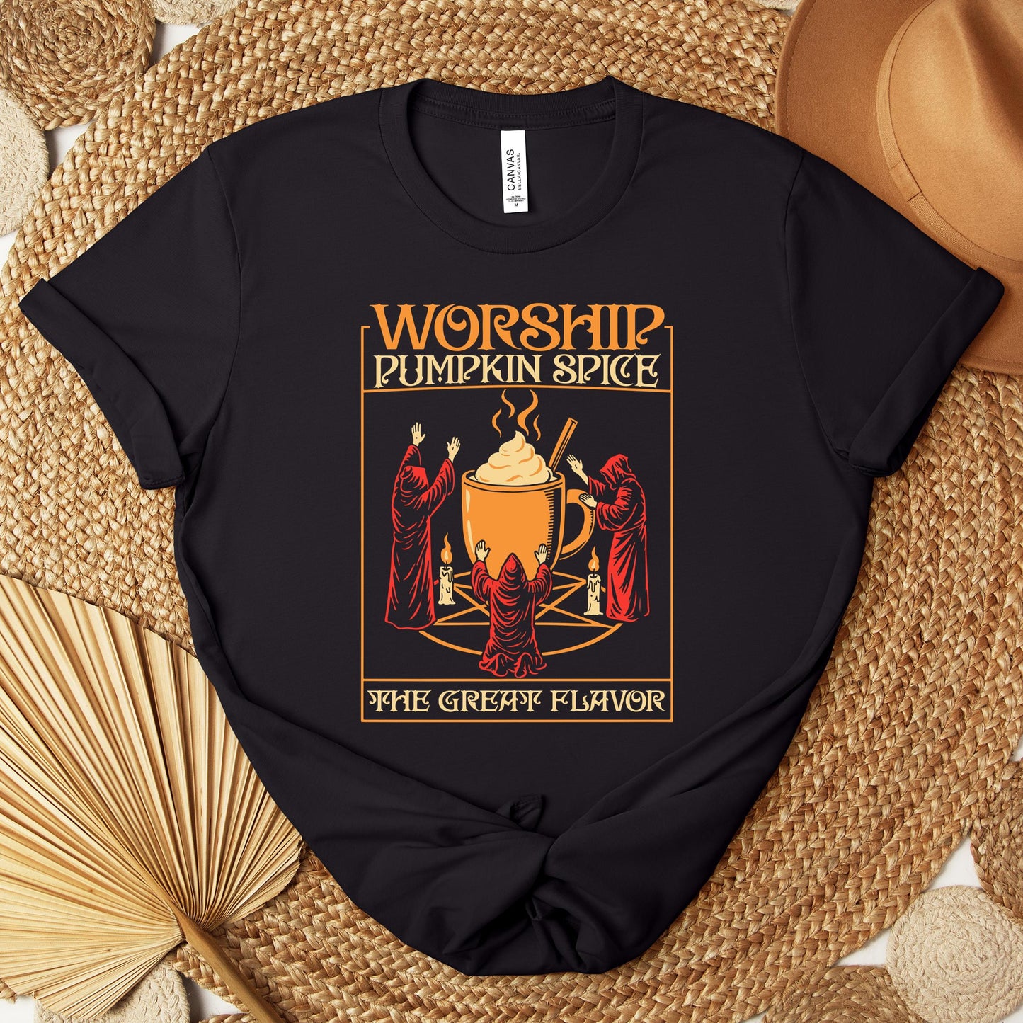 Worship Pumpkin Spice The Great Flavor Premium T-shirt