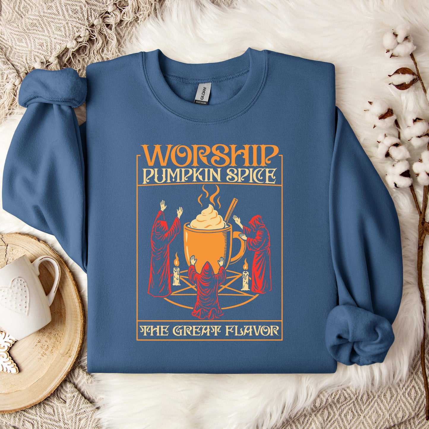 Worship Pumpkin Spice The Great Flavor Sweatshirt