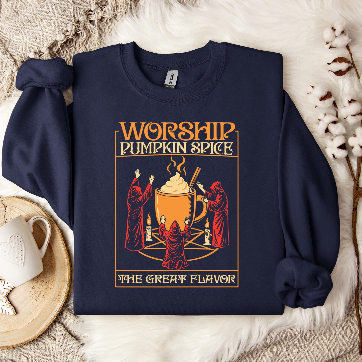 Worship Pumpkin Spice The Great Flavor Sweatshirt