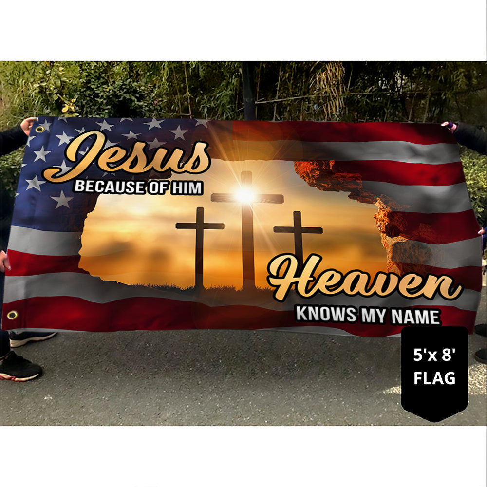 Jesus Flag Resurrection Of Jesus God Grommet Flag