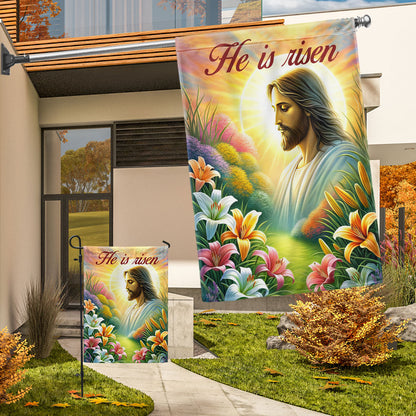 FLAGWIX  Jesus Christ Easter Day He Is Risen Flag