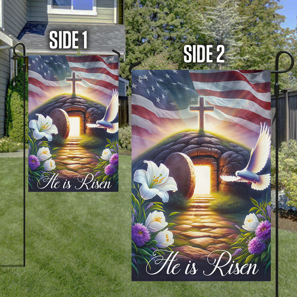 FLAGWIX  Jesus Christ, Resurrection of Jesus He Is Risen Flag
