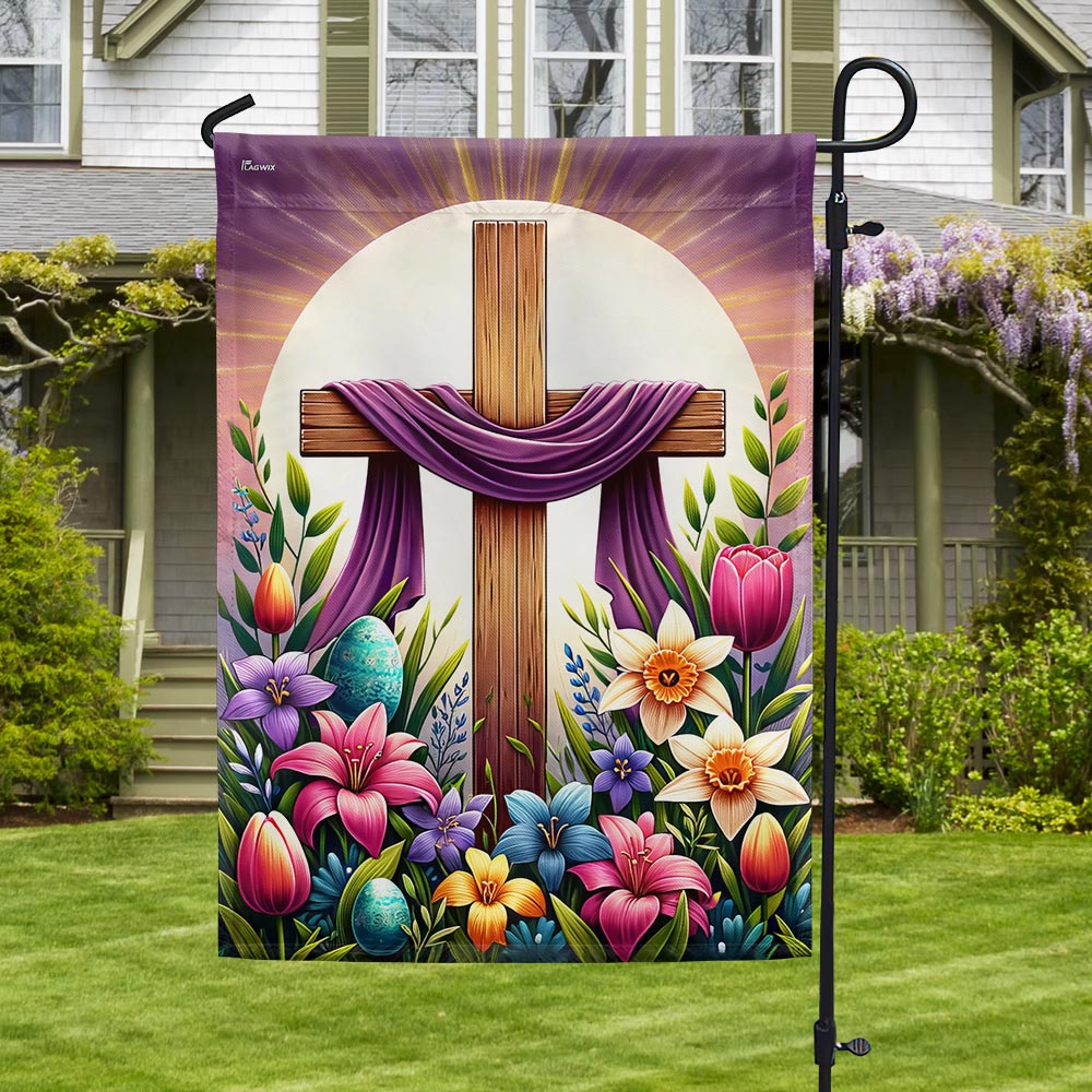 FLAGWIX  Easter Day Christian Cross Flag