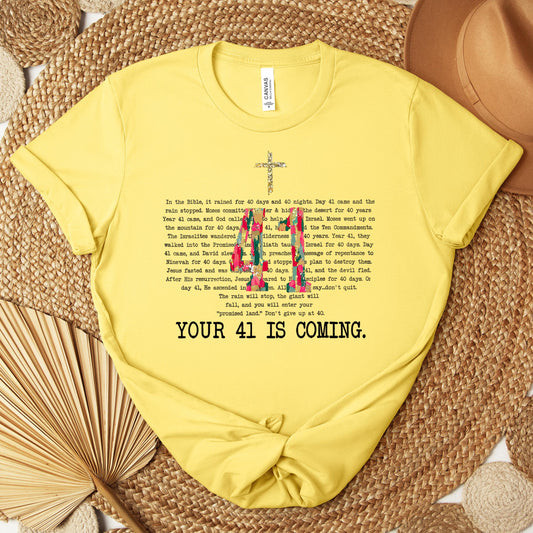 You 41 Is Coming 10 Premium T-shirt
