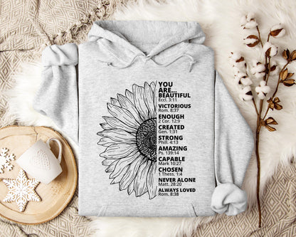 You Are Beautiful Victorious Enough Created Strong Amazing Capable Chosen Never Alone Always Loved