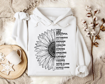 You Are Beautiful Victorious Enough Created Strong Amazing Capable Chosen Never Alone Always Loved