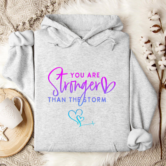 You Are Stronger Than The Storm 01 Hoodie