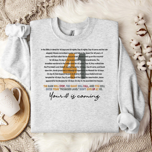 Your 41 Is Coming 02 Sweatshirt
