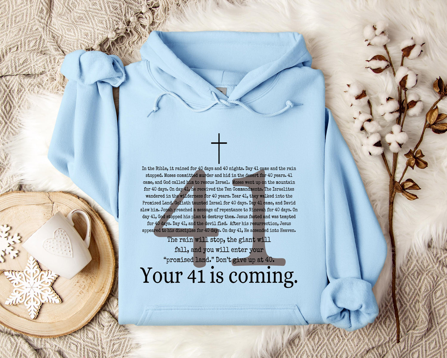 Your 41 Is Coming Cross