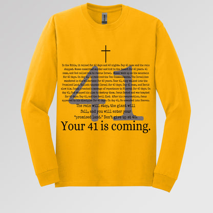 Your 41 Is Coming Cross Youth T-Shirt